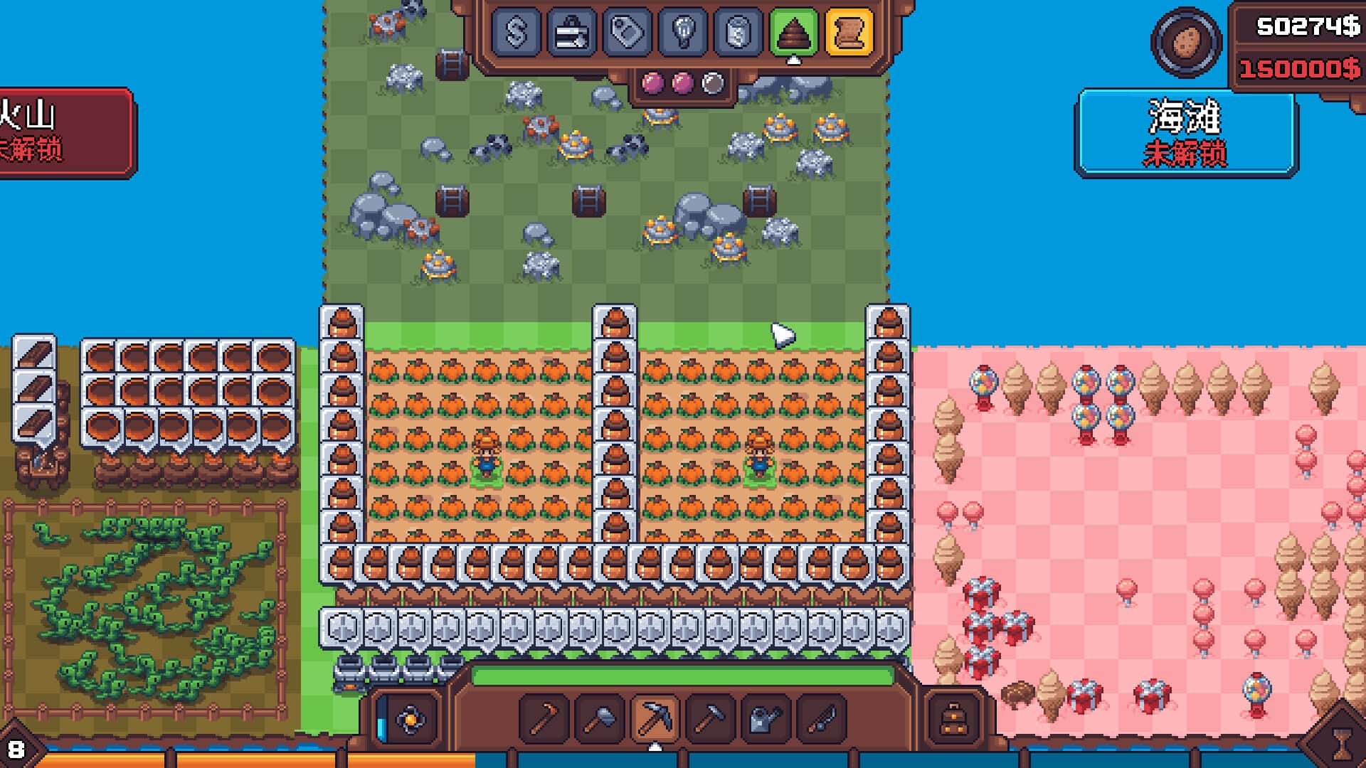 STEAM学习 另一个肉鸽农场 Another Farm Roguelike Rebirth 中文版 160M插画